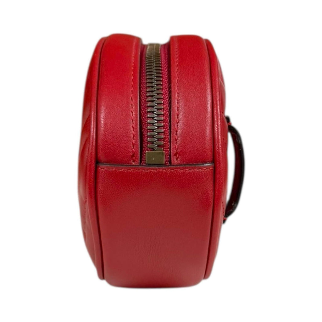Gucci Red Color Leather Fanny Pack (Pre-Owned)