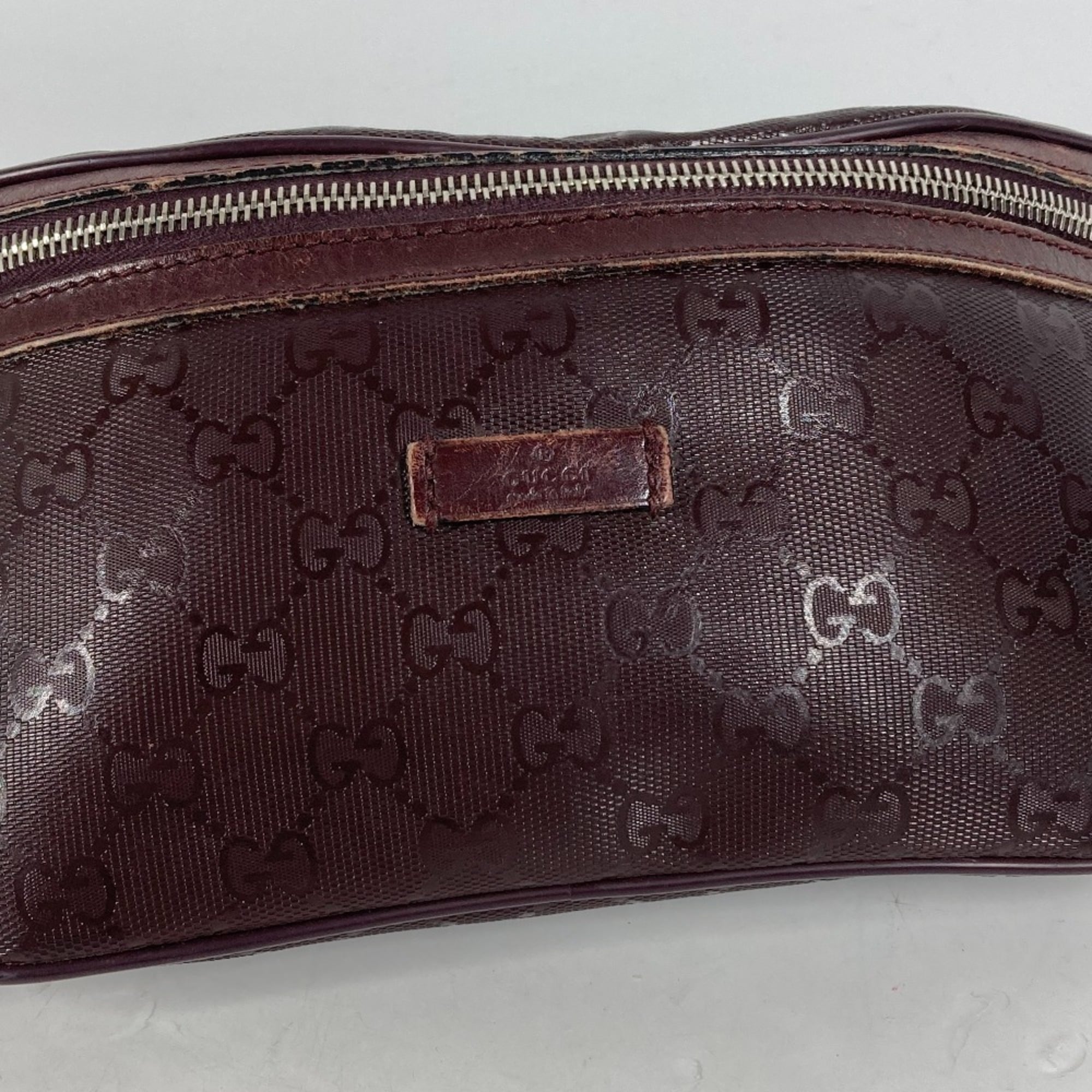 Gucci Purple Pvc Leather Shoulder Bag Sling Bag (Pre-Owned)