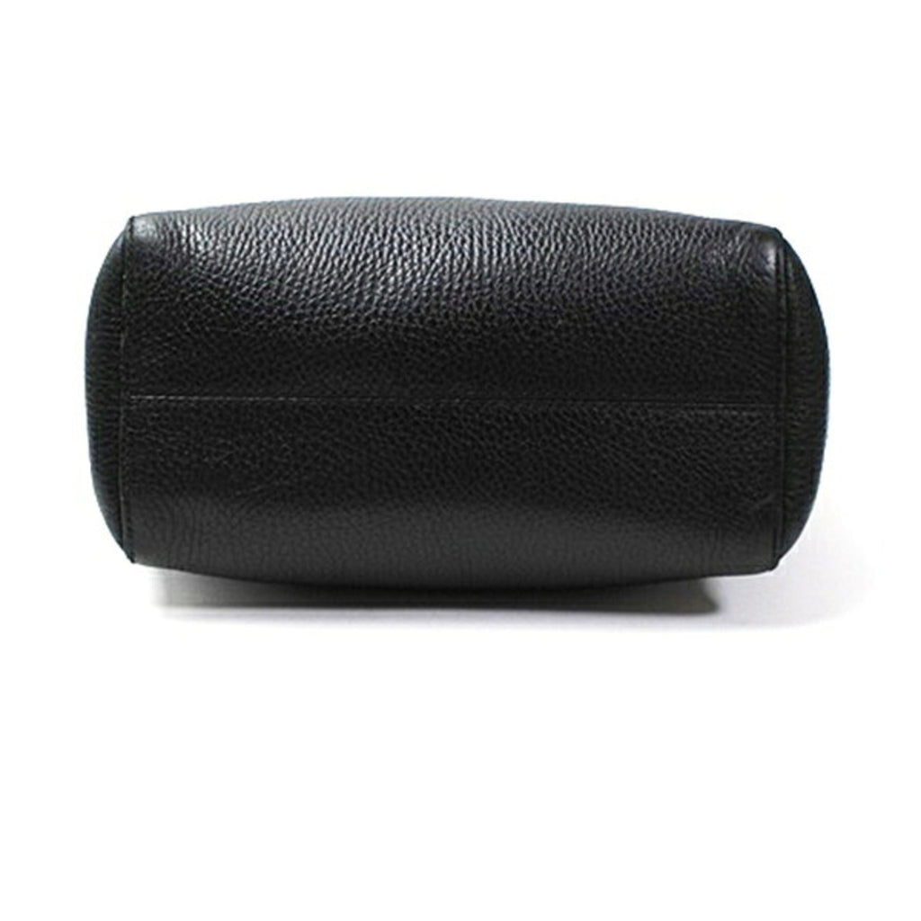 Gucci Dark Navy Leather Handbag Shoulder Bag (Pre-Owned)
