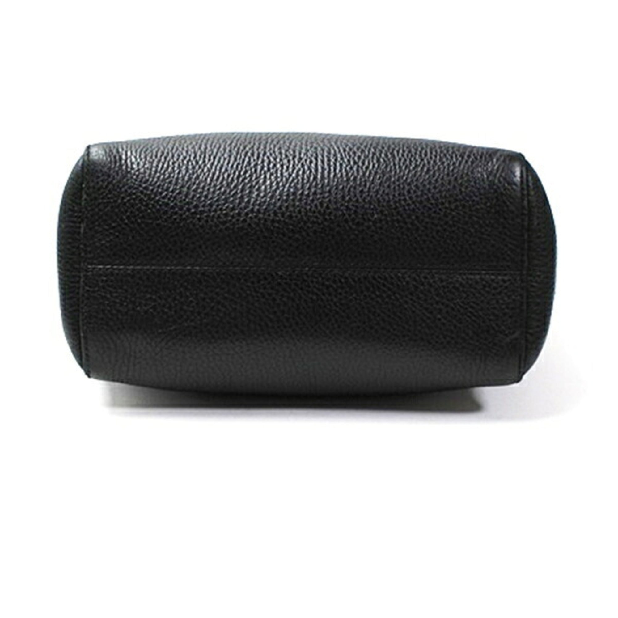 Gucci Dark Navy Leather Handbag Shoulder Bag (Pre-Owned)