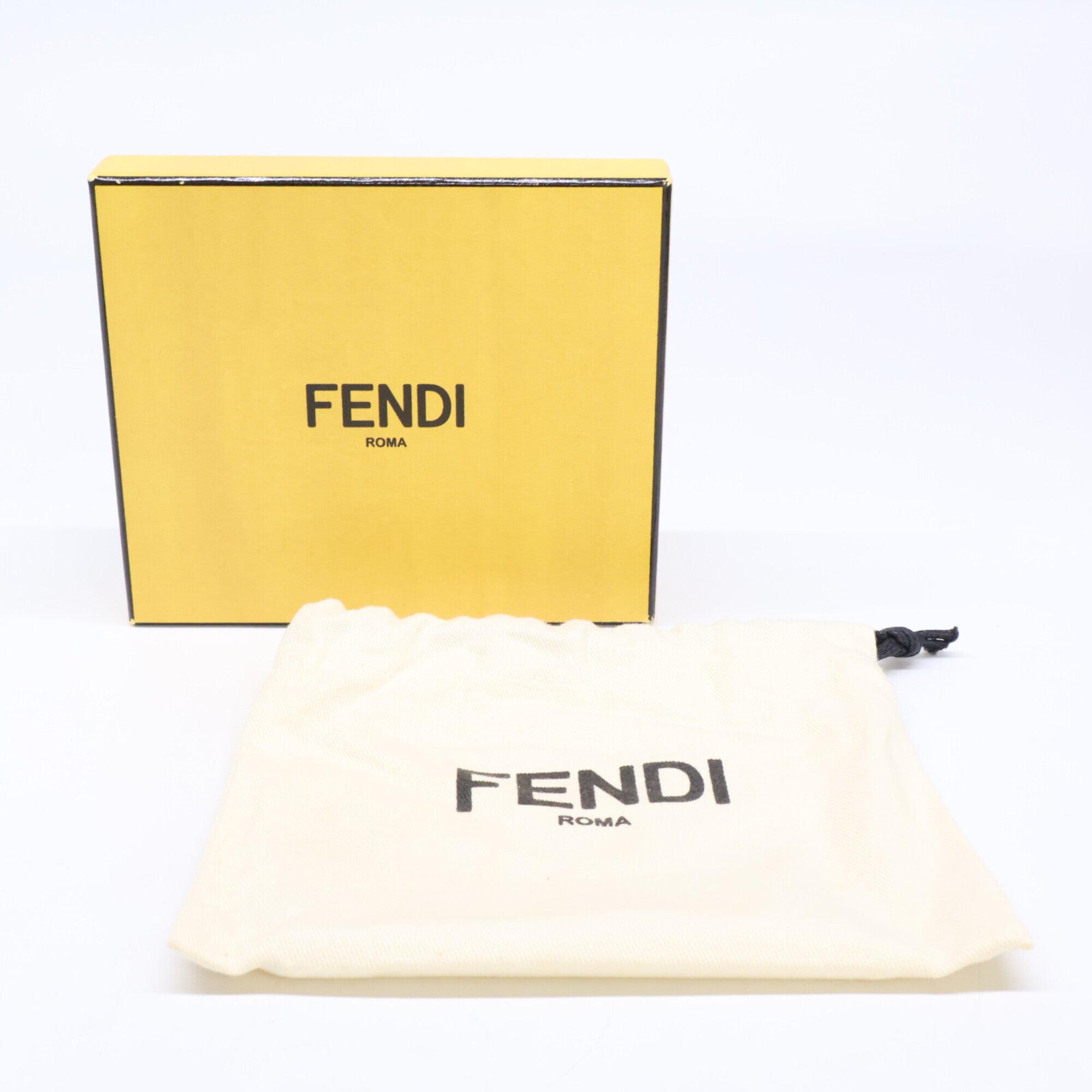 Fendi Blue Leather Wallet (Bi-Fold) (Pre-Owned)