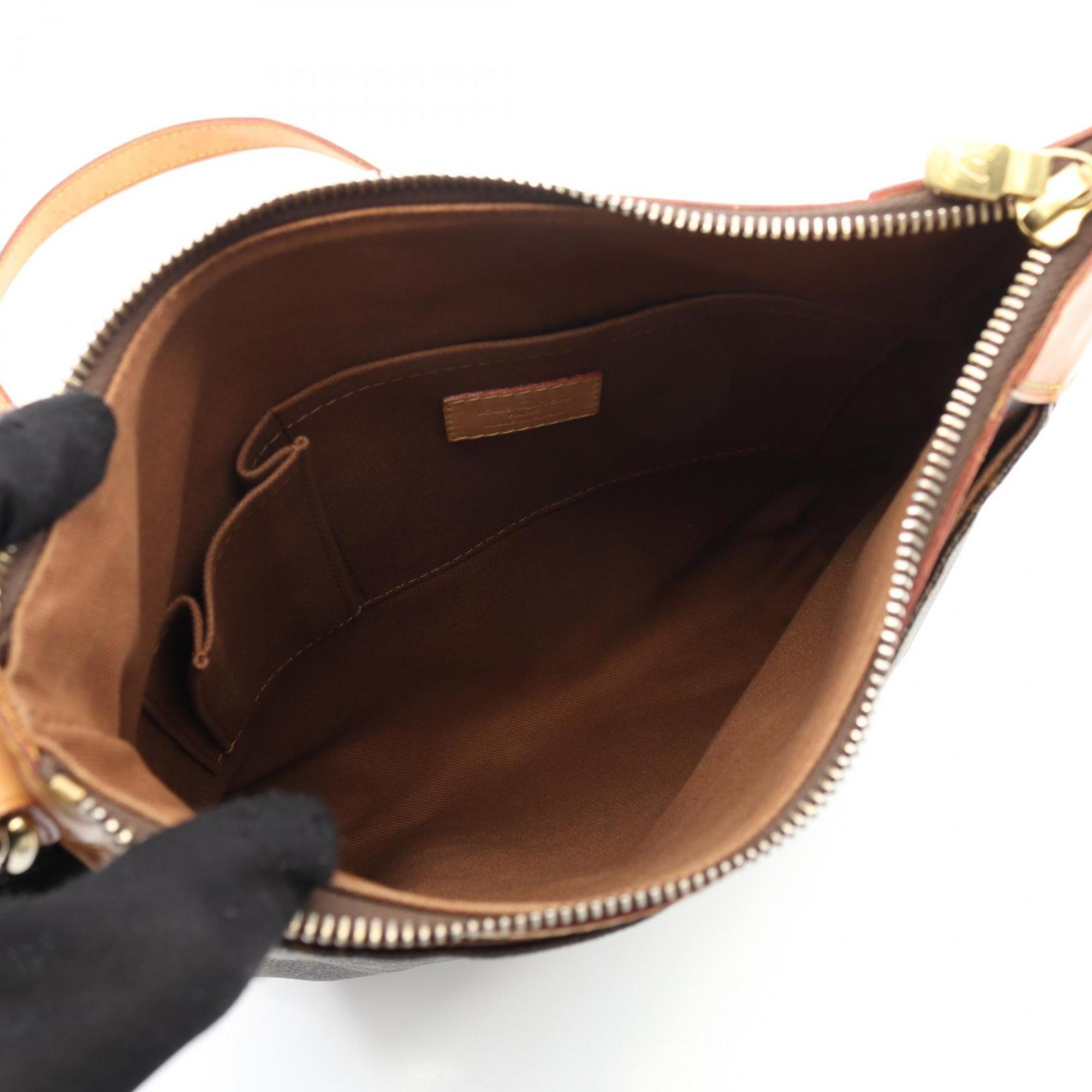 Louis Vuitton Brown Monogram Pvc Coated Canvas Leather Shoulder Bag (Pre-Owned)