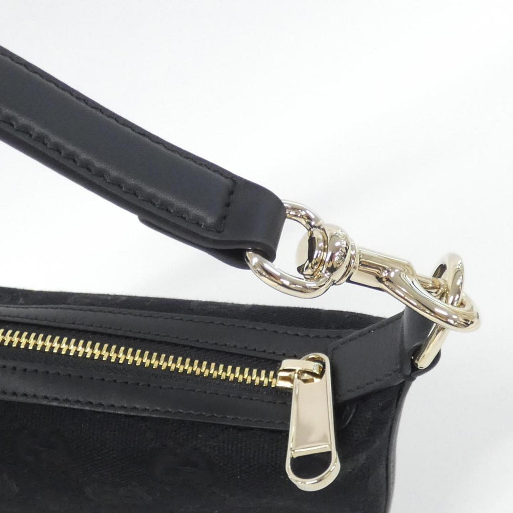 Gucci Black Gg Canvas Handbag (Pre-Owned)