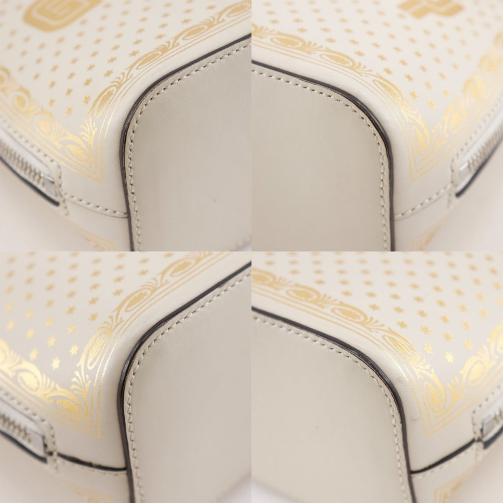Gucci White Leather Shoulder Bag (Pre-Owned)