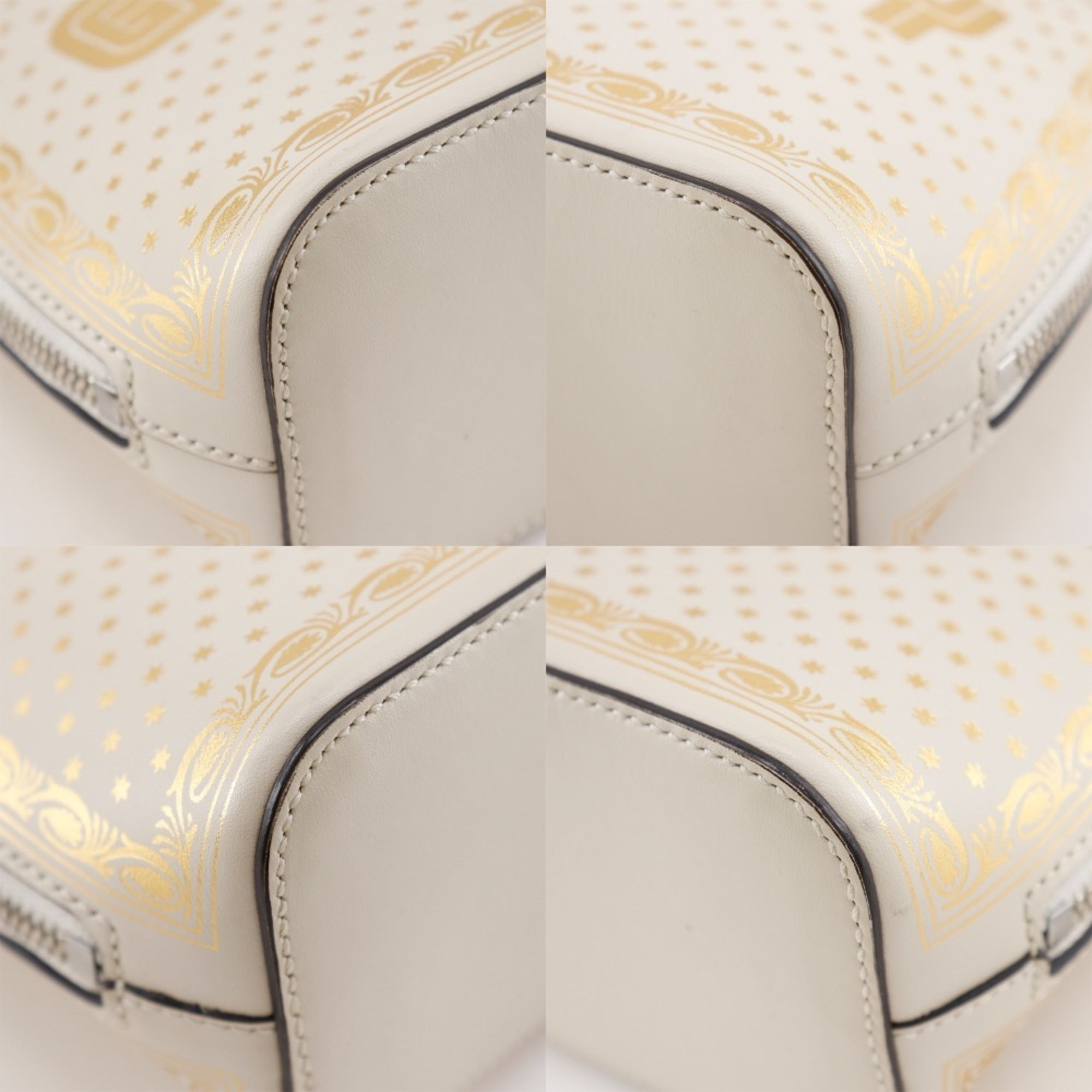 Gucci White Leather Shoulder Bag (Pre-Owned)
