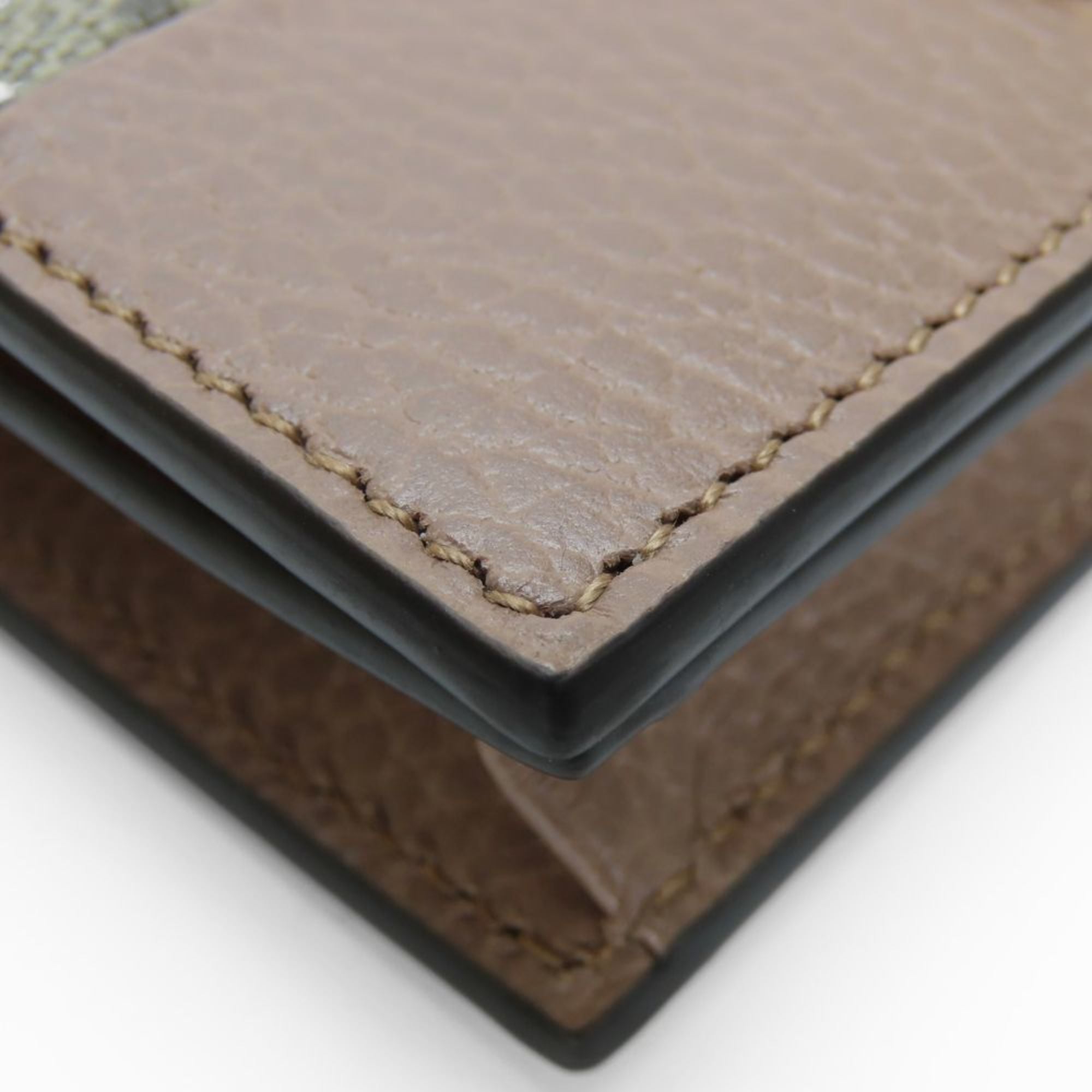 Gucci Beige Dusty Pink Gg Supreme Leather Wallet (Bi-Fold) (Pre-Owned)
