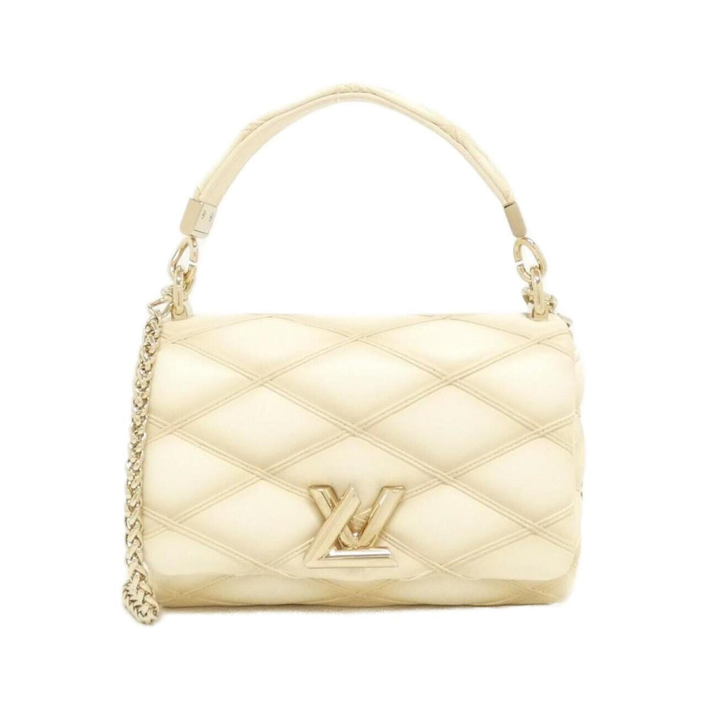 Louis Vuitton Gold Leather Handbag (Pre-Owned)