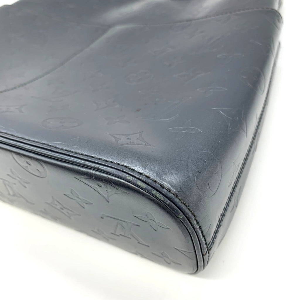 Louis Vuitton Gray Monogram Mat Shoulder Bag (Pre-Owned)