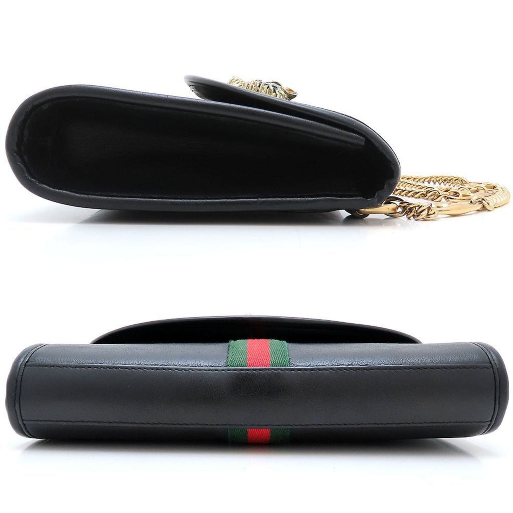 Gucci Black Leather Shoulder Bag (Pre-Owned)