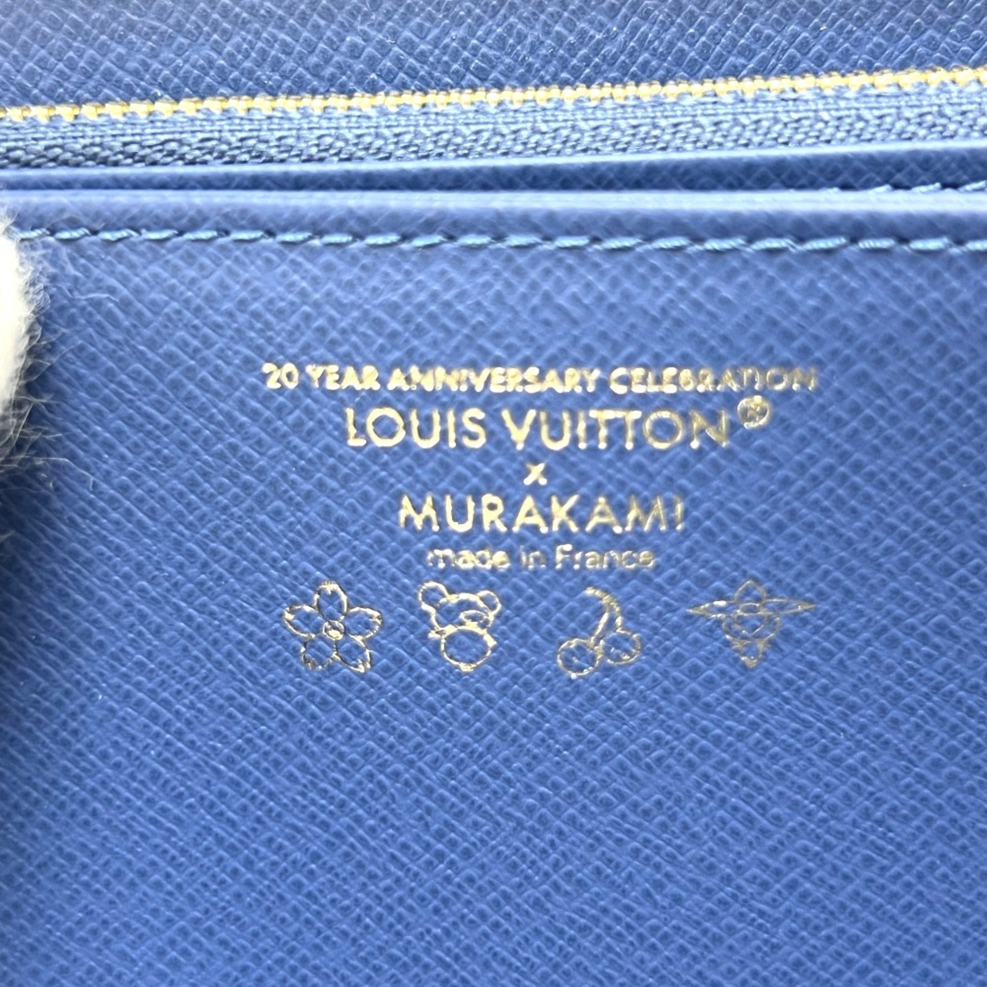 Louis Vuitton Monogram Denim Blue Monogram Denim Long Wallet (Bi-Fold) (Pre-Owned)