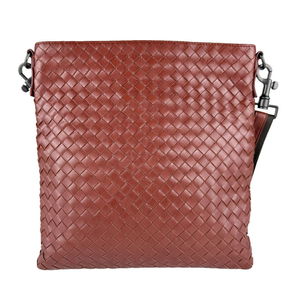 Bottega Veneta Brown Intrecciato Shoulder Bag (Pre-Owned)