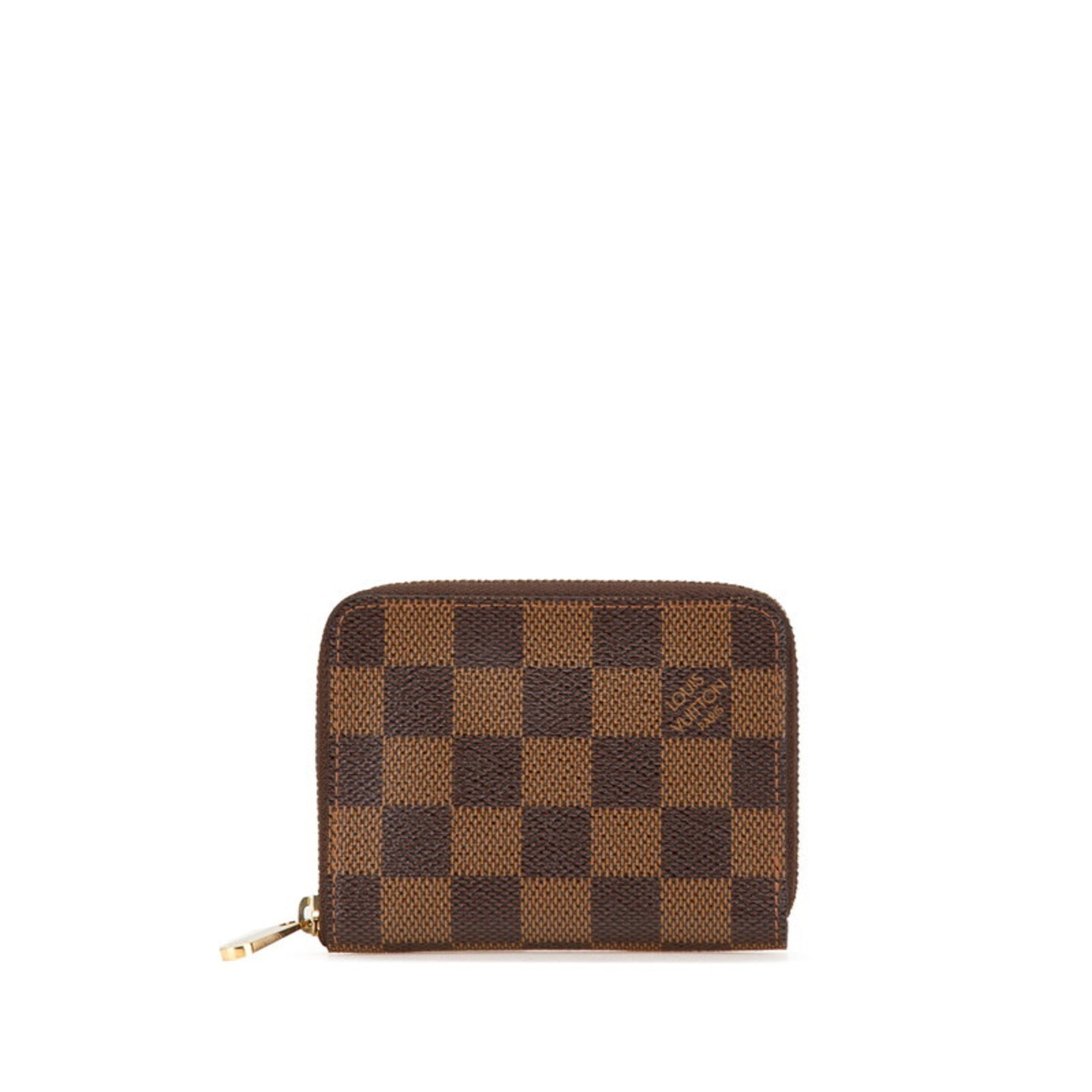 Louis Vuitton Brown Pvc Leather Coin Purse/Coin Case (Pre-Owned)