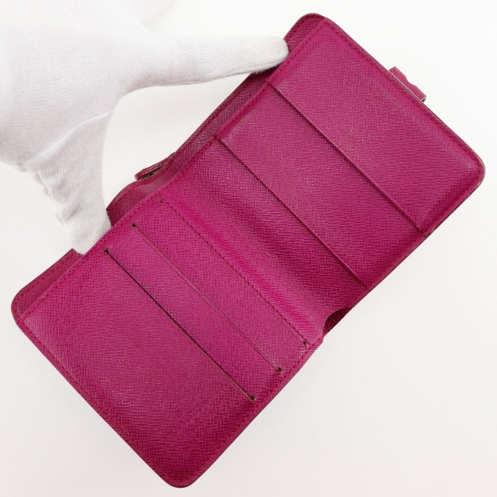 Louis Vuitton Brown Fuchsia Monogram Pink Monogram Wallet (Bi-Fold) (Pre-Owned)
