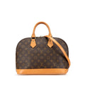 Louis Vuitton Brown Pvc Leather Handbag Shoulder Bag (Pre-Owned)