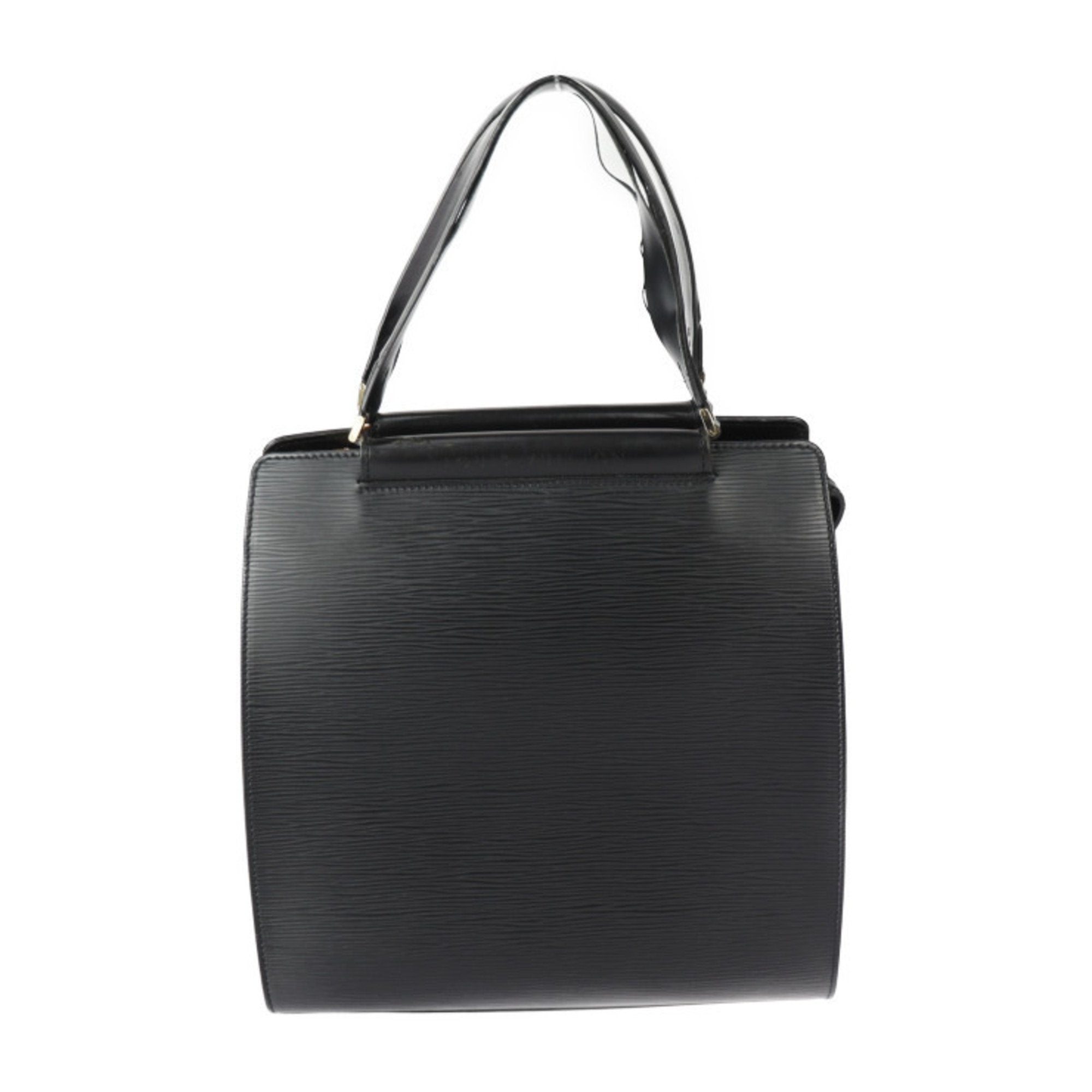 Louis Vuitton Epi Black Leather Handbag Tote Bag (Pre-Owned)
