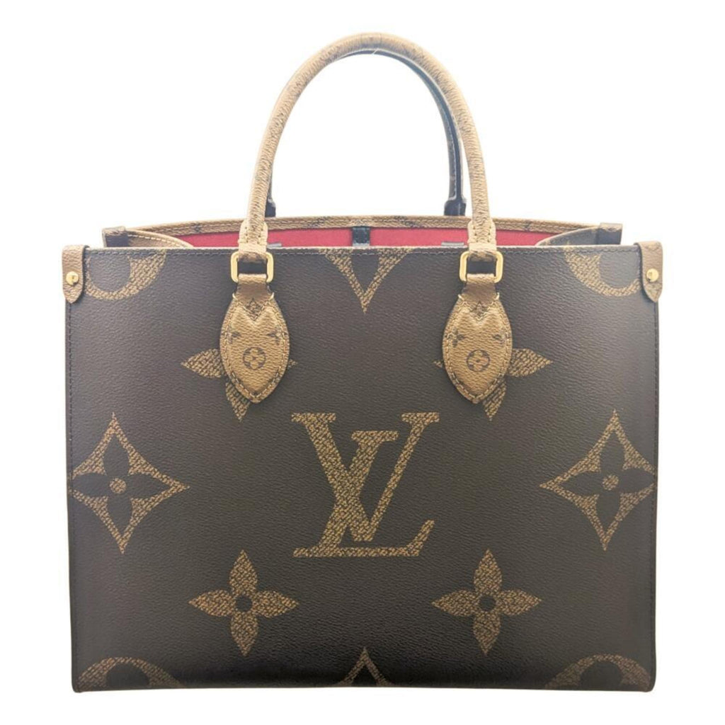 Louis Vuitton Brown Monogram Monogram Reverse Monogram Reverse Monogram Handbag Shoulder Bag Tote Bag (Pre-Owned)