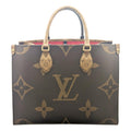 Louis Vuitton Brown Monogram Monogram Reverse Monogram Reverse Monogram Handbag Shoulder Bag Tote Bag (Pre-Owned)