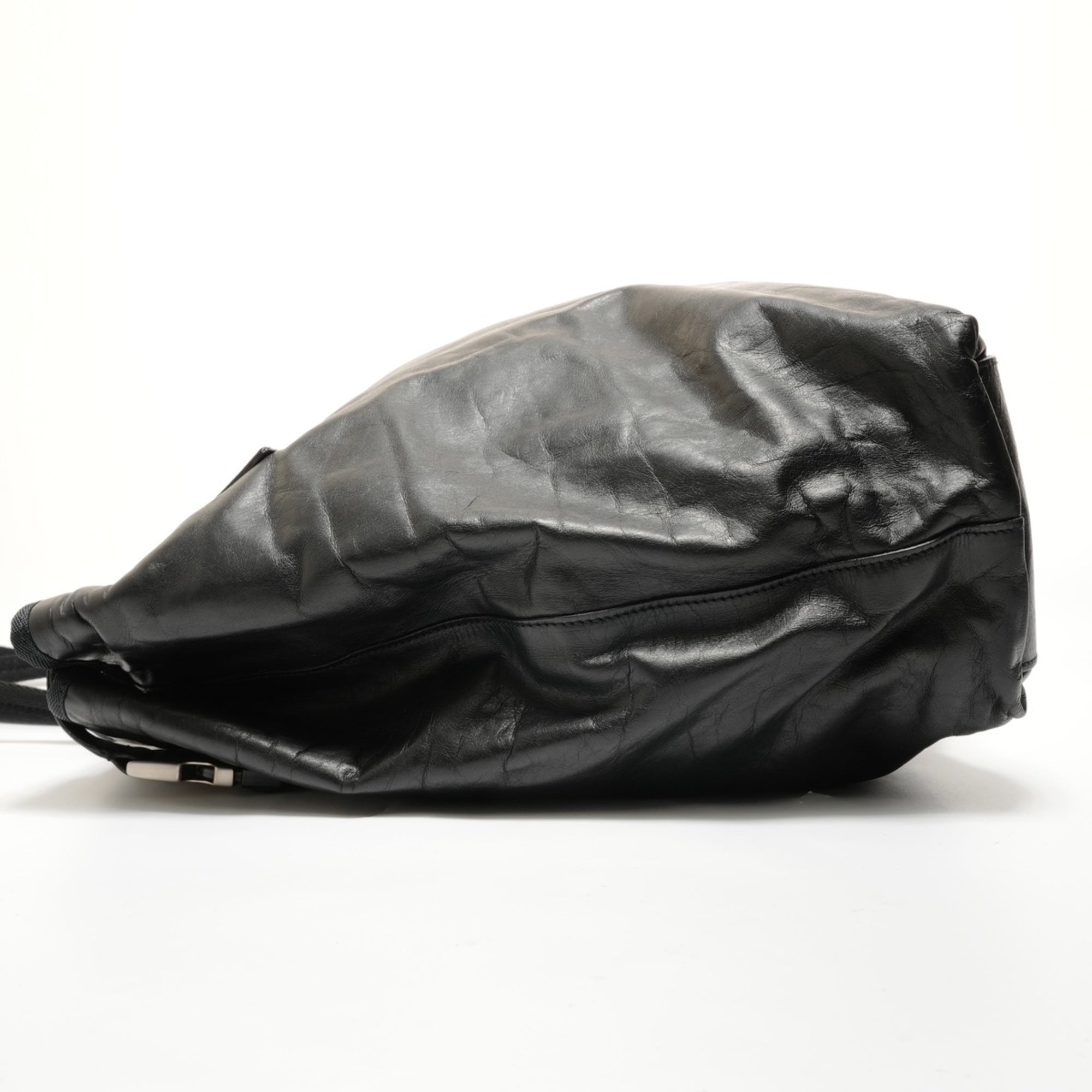 Prada Black Leather Tote Bag (Pre-Owned)