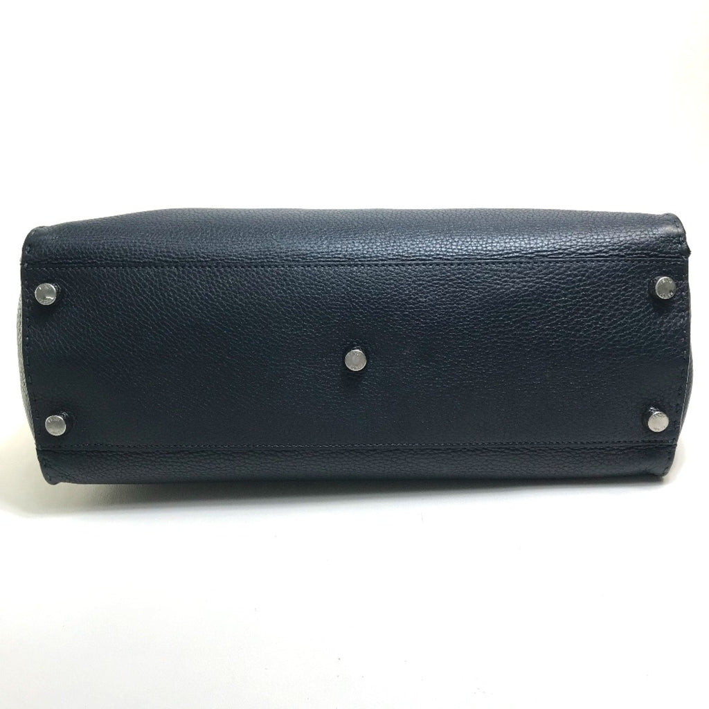 Fendi Navy Leather Briefcase (Pre-Owned)