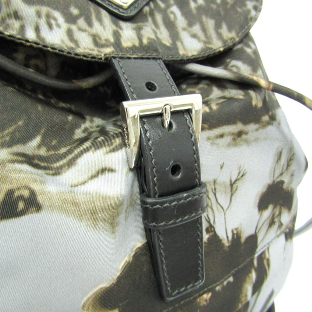 Prada Camouflage Backpack Tessuto Multicolour Nylon Backpack Bag (Pre-Owned)