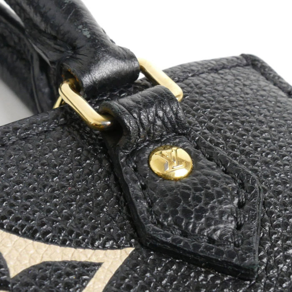 Louis Vuitton Beige Black Monogram Empreinte Shoulder Bag (Pre-Owned)