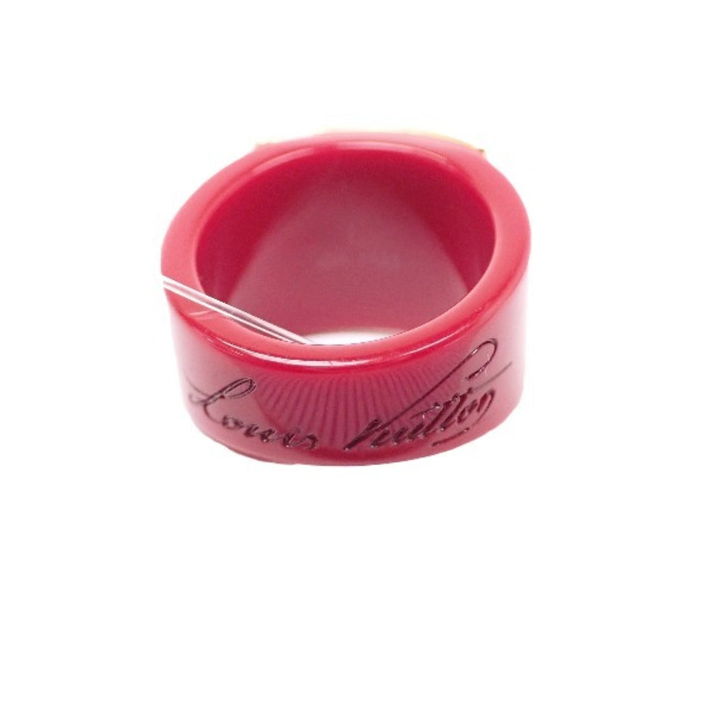 Louis Vuitton Metal Plastic Band Ring (Pre-Owned)
