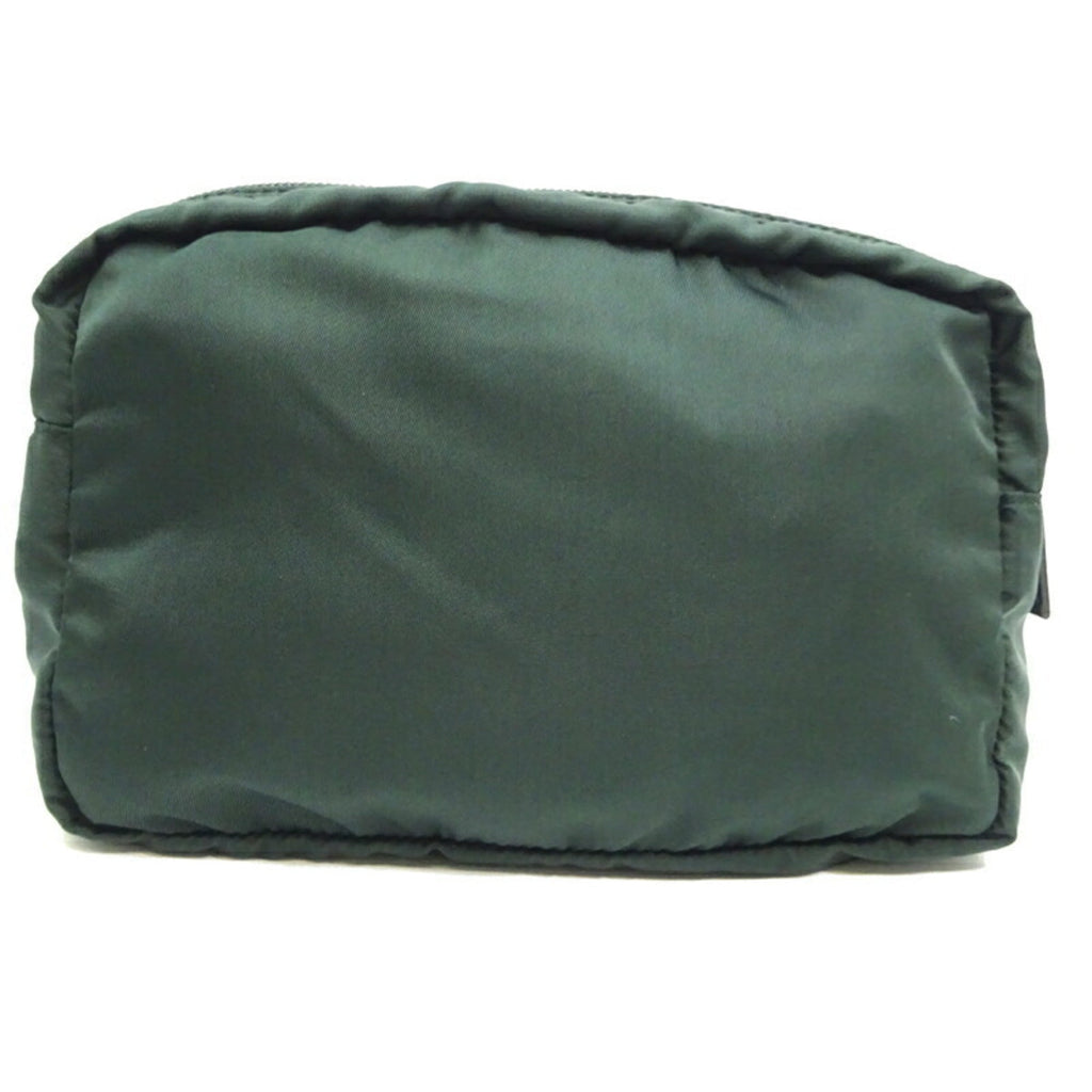 Prada Dark Green Nylon Pouch (Pre-Owned)