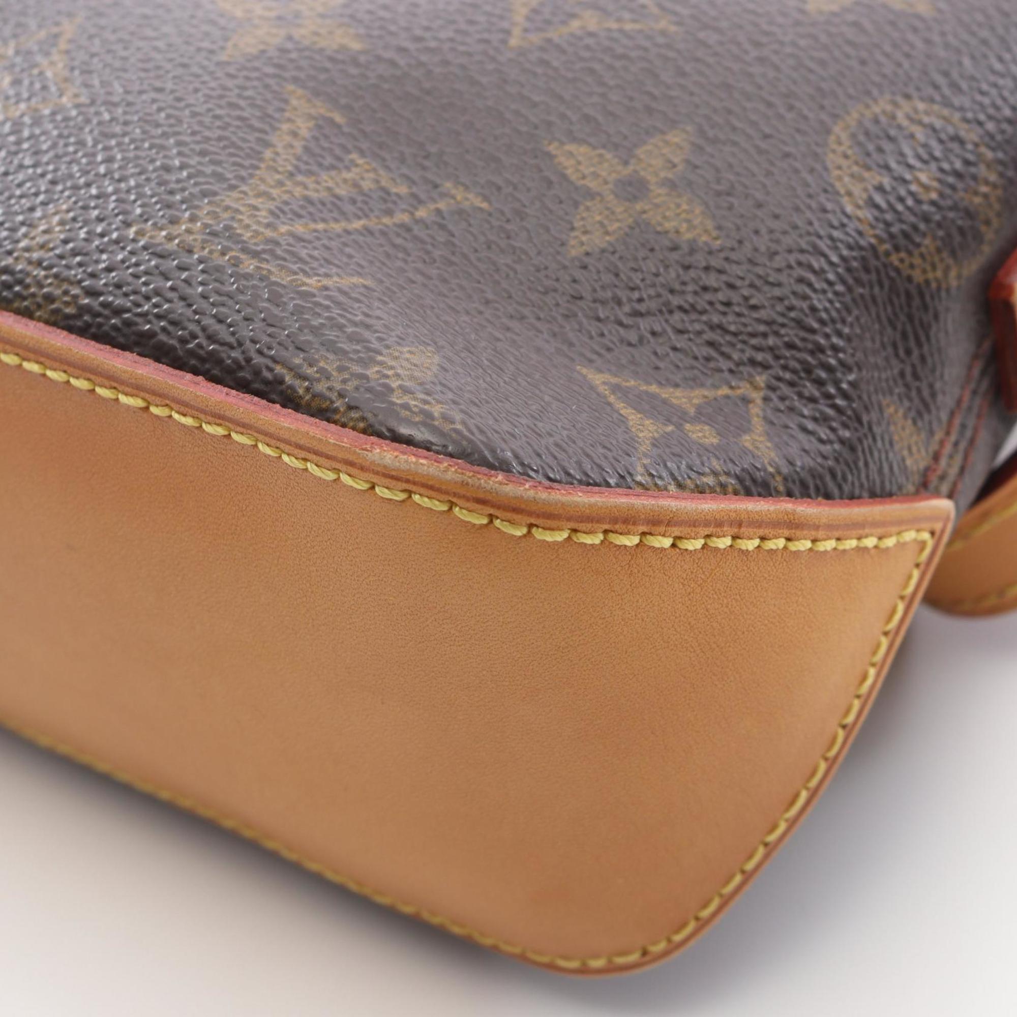 Louis Vuitton Brown Monogram Pvc Coated Canvas Leather Shoulder Bag (Pre-Owned)
