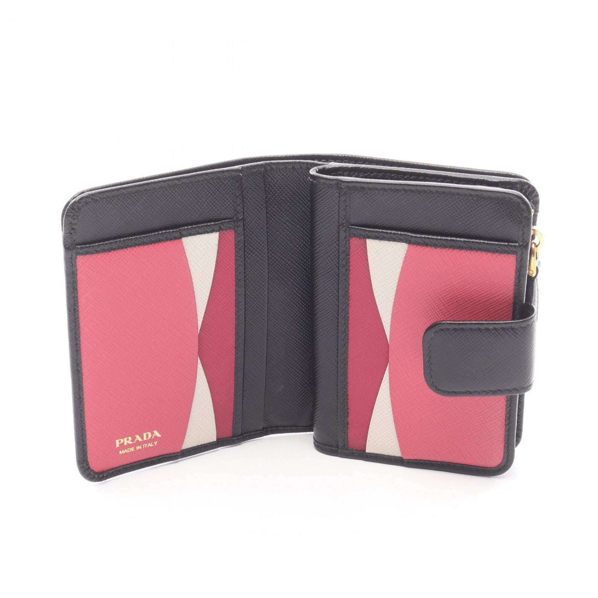 Prada Black Saffiano Wallet (Bi-Fold) (Pre-Owned)