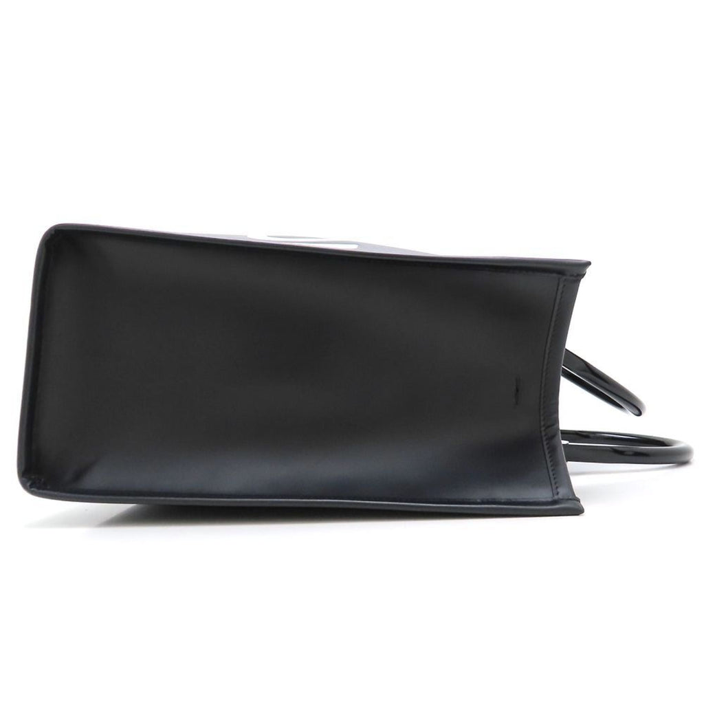 Fendi Black Leather Tote Bag (Pre-Owned)