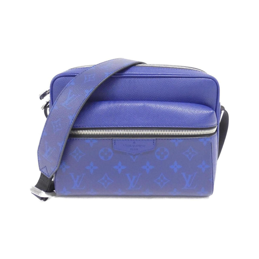Louis Vuitton Cobalt Coated Canvas Leather Shoulder Bag (Pre-Owned)
