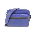 Louis Vuitton Cobalt Coated Canvas Leather Shoulder Bag (Pre-Owned)