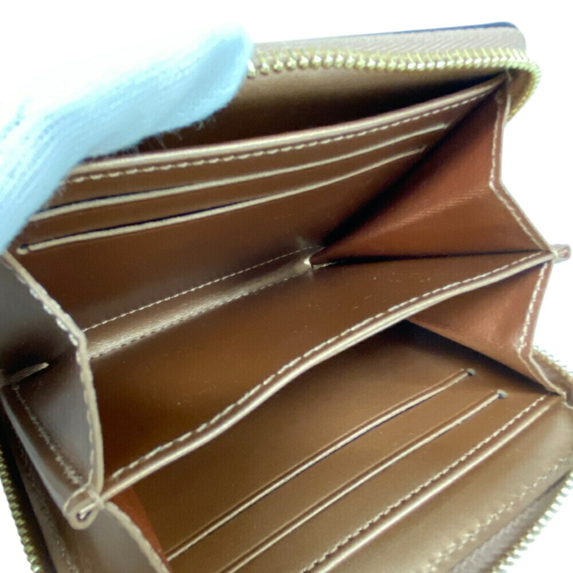 Louis Vuitton Monogram Vernis Beige Monogram Vernis Coin Purse/Coin Case (Pre-Owned)