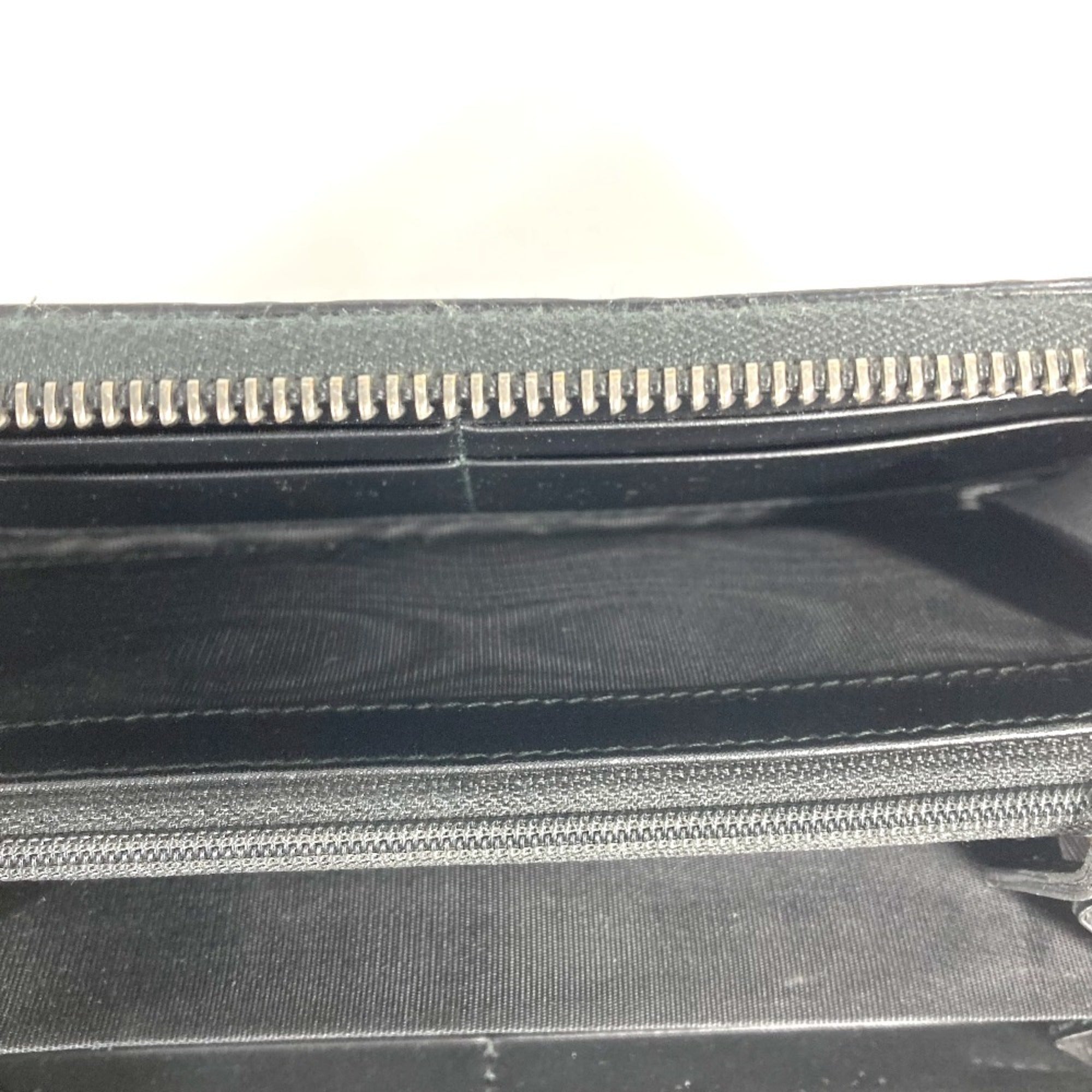 Gucci Black Leather Long Wallet (Bi-Fold) (Pre-Owned)