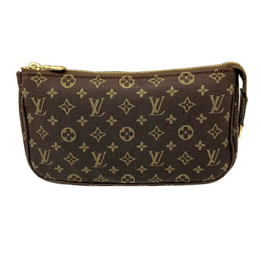 Louis Vuitton Brown Ebene Monogram Mini Lin Pouch (Pre-Owned)