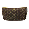 Louis Vuitton Brown Ebene Monogram Mini Lin Pouch (Pre-Owned)