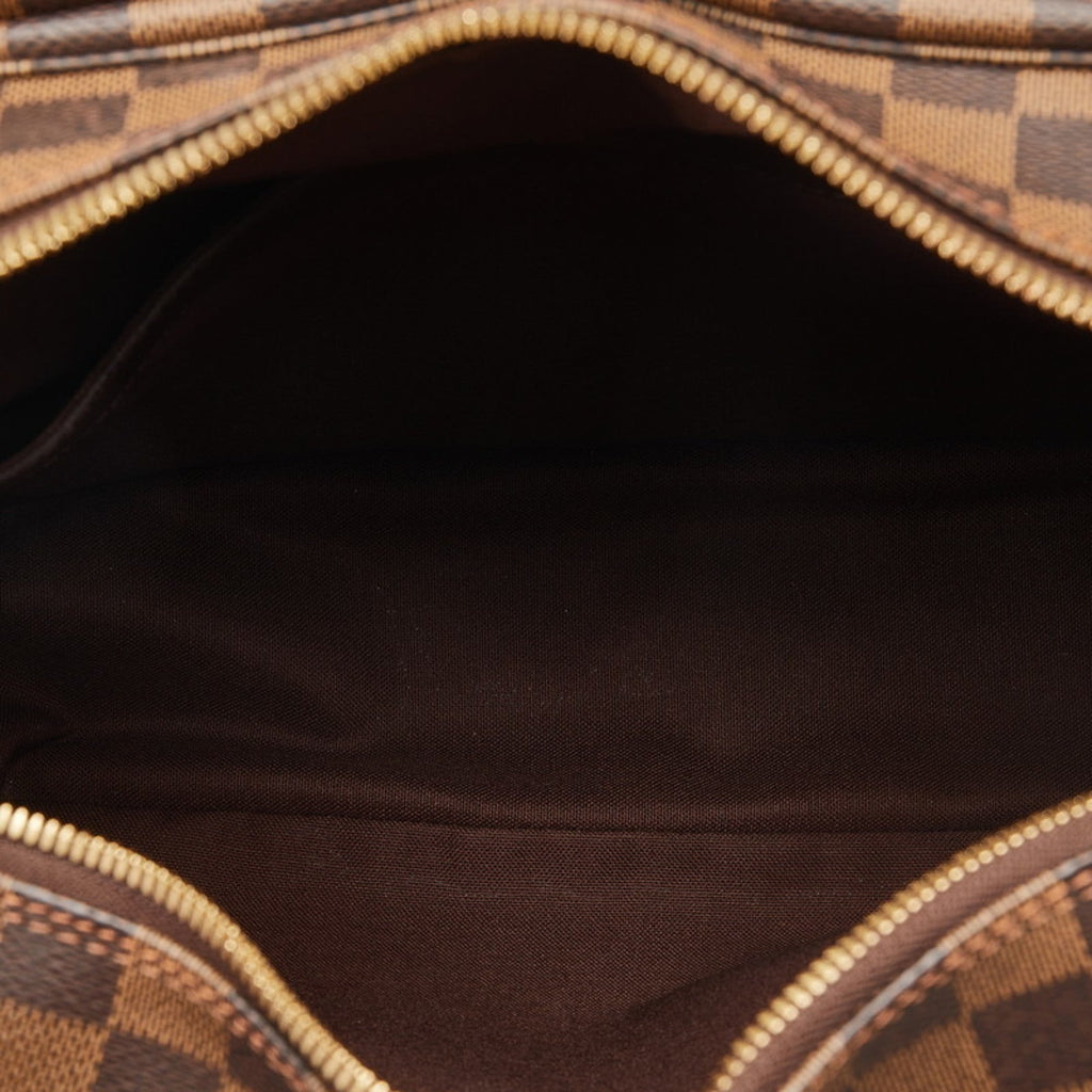 Louis Vuitton Brown Damier Canvas Pvc Leather Shoulder Bag (Pre-Owned)