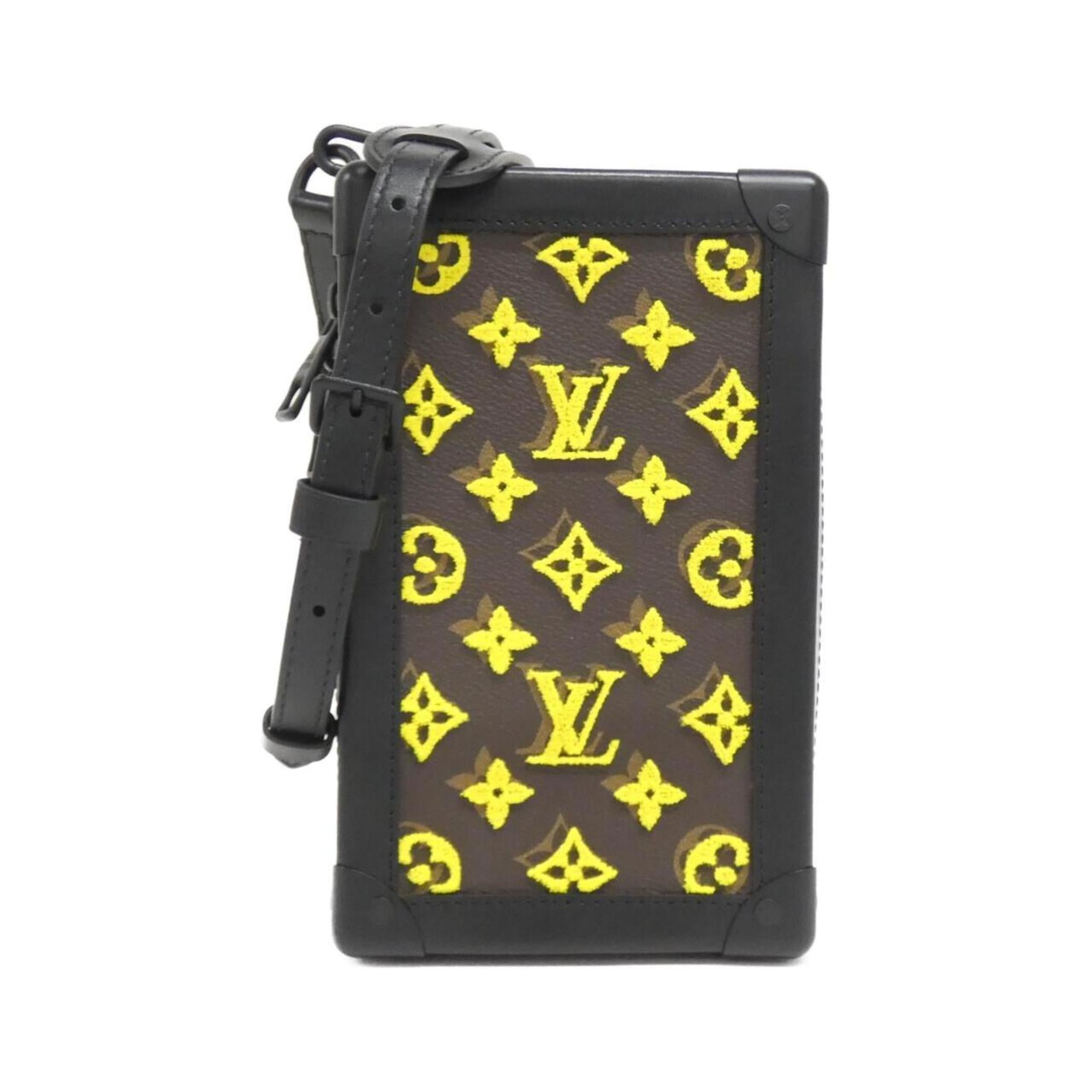 Louis Vuitton Jaune Marron Monogram Coated Canvas Shoulder Bag (Pre-Owned)