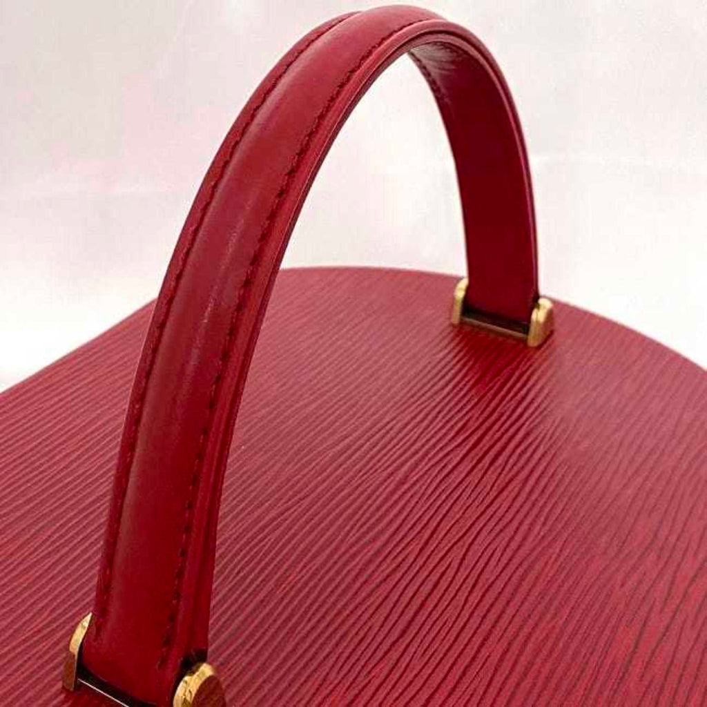 Louis Vuitton Castilian Red Epi Leather Handbag Vanity Bag (Pre-Owned)