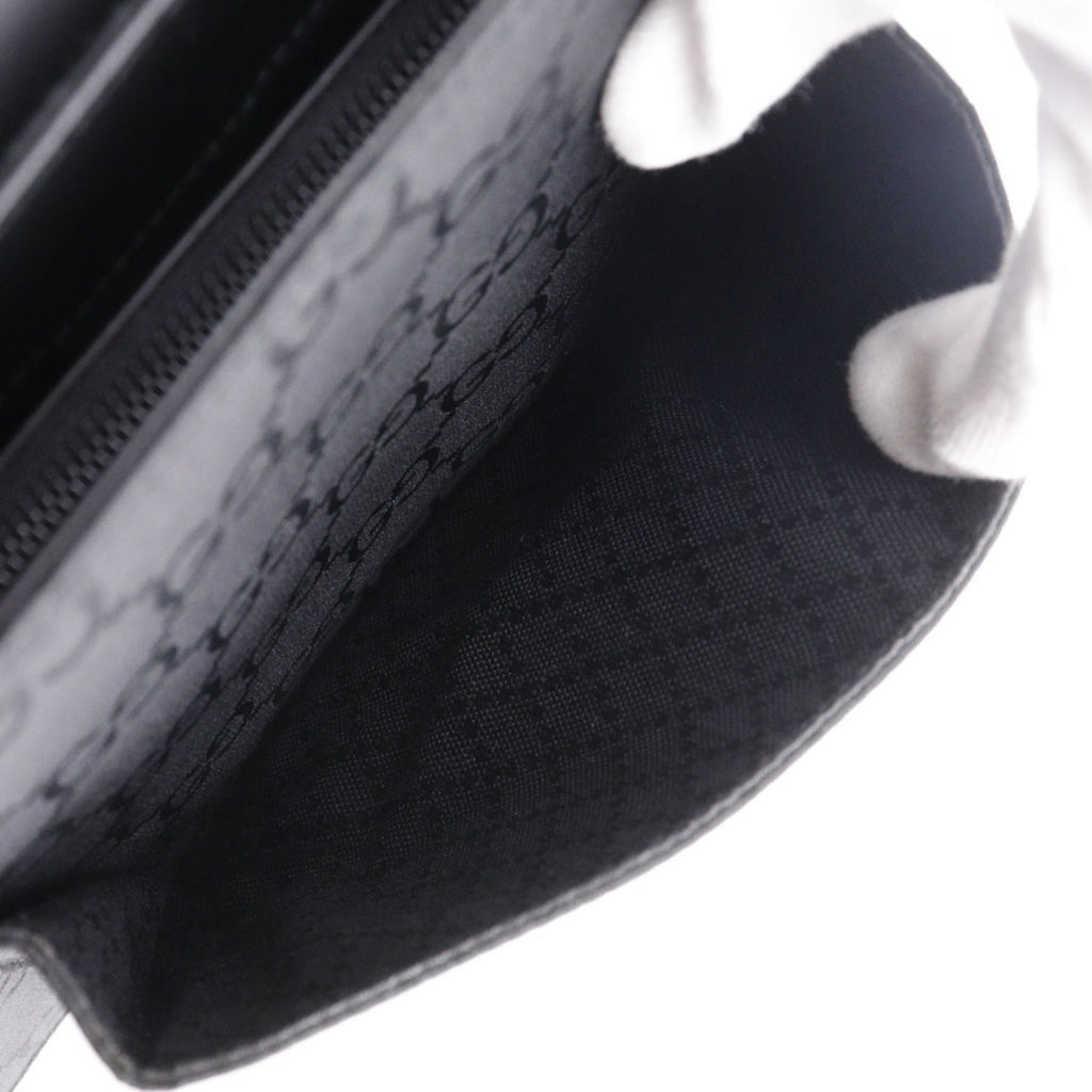 Gucci Black Satin Tote Bag (Pre-Owned)