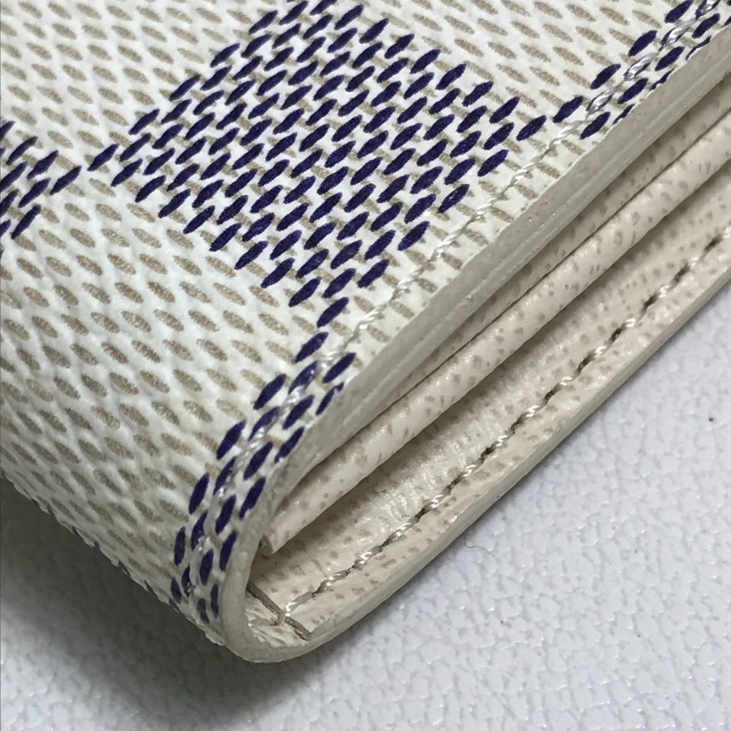 Louis Vuitton Damier Azur Damier Azur White Damier Azur Long Wallet (Bi-Fold) (Pre-Owned)