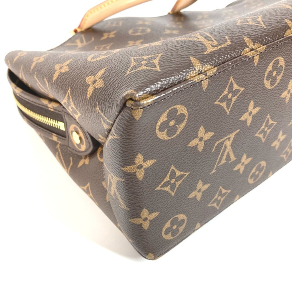Louis Vuitton Brown Monogram Canvas Handbag Shoulder Bag Tote Bag (Pre-Owned)