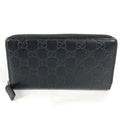 Gucci Black Leather Long Wallet (Bi-Fold) (Pre-Owned)