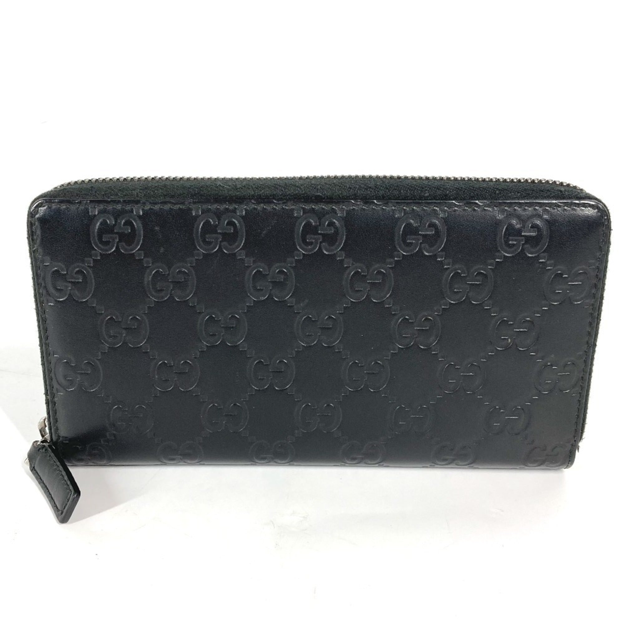 Gucci Black Leather Long Wallet (Bi-Fold) (Pre-Owned)