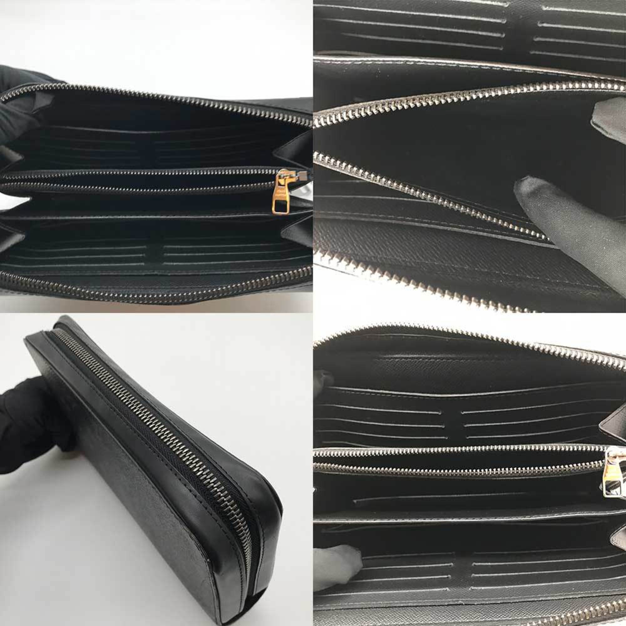 Louis Vuitton Monogram Eclipse Black Monogram Eclipse Long Wallet (Bi-Fold) (Pre-Owned)