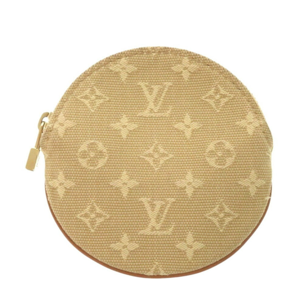 Louis Vuitton Beige Monogram Mini Coin Purse/Coin Case (Pre-Owned)