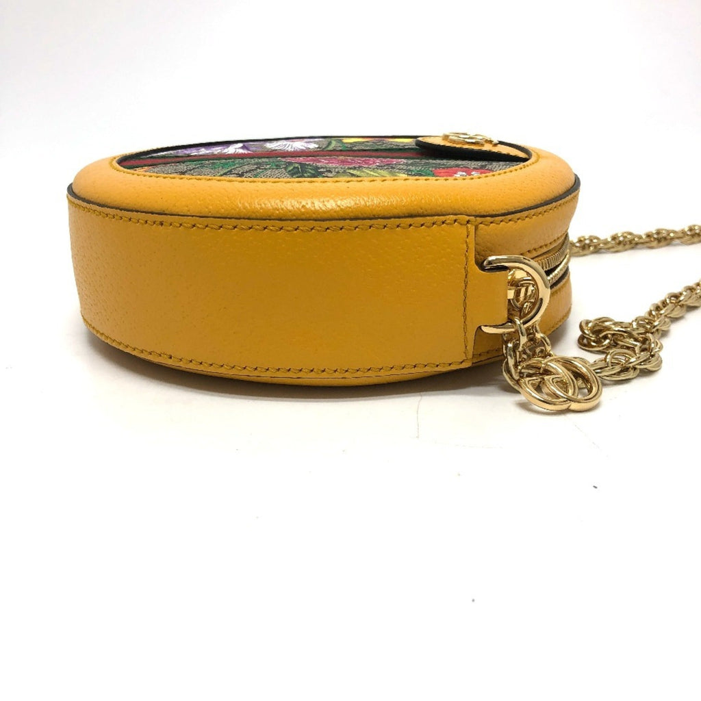 Gucci Yellow Gg Supreme Shoulder Bag (Pre-Owned)