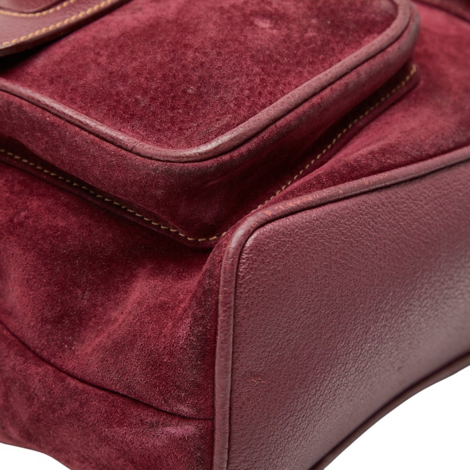 Gucci Purple Suede Backpack (Pre-Owned)