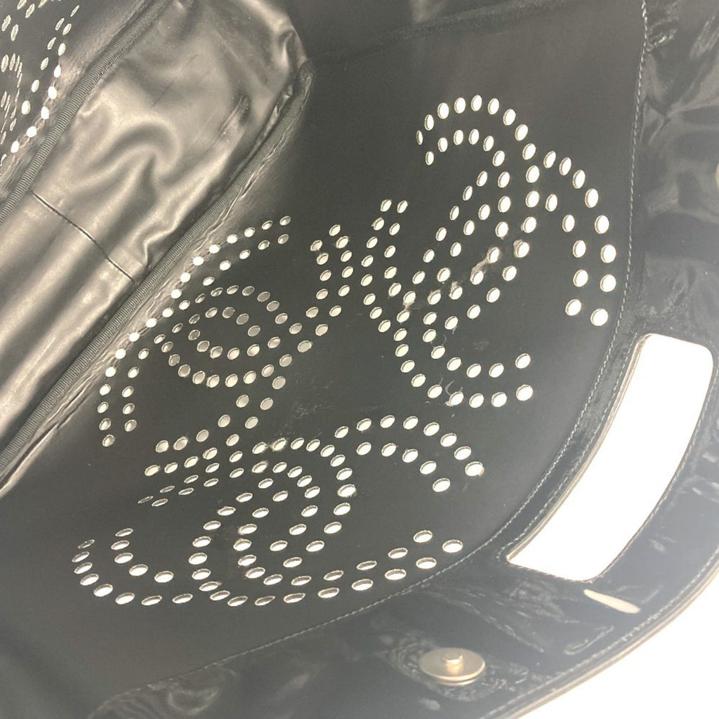 Chanel Black Leather Handbag (Pre-Owned)