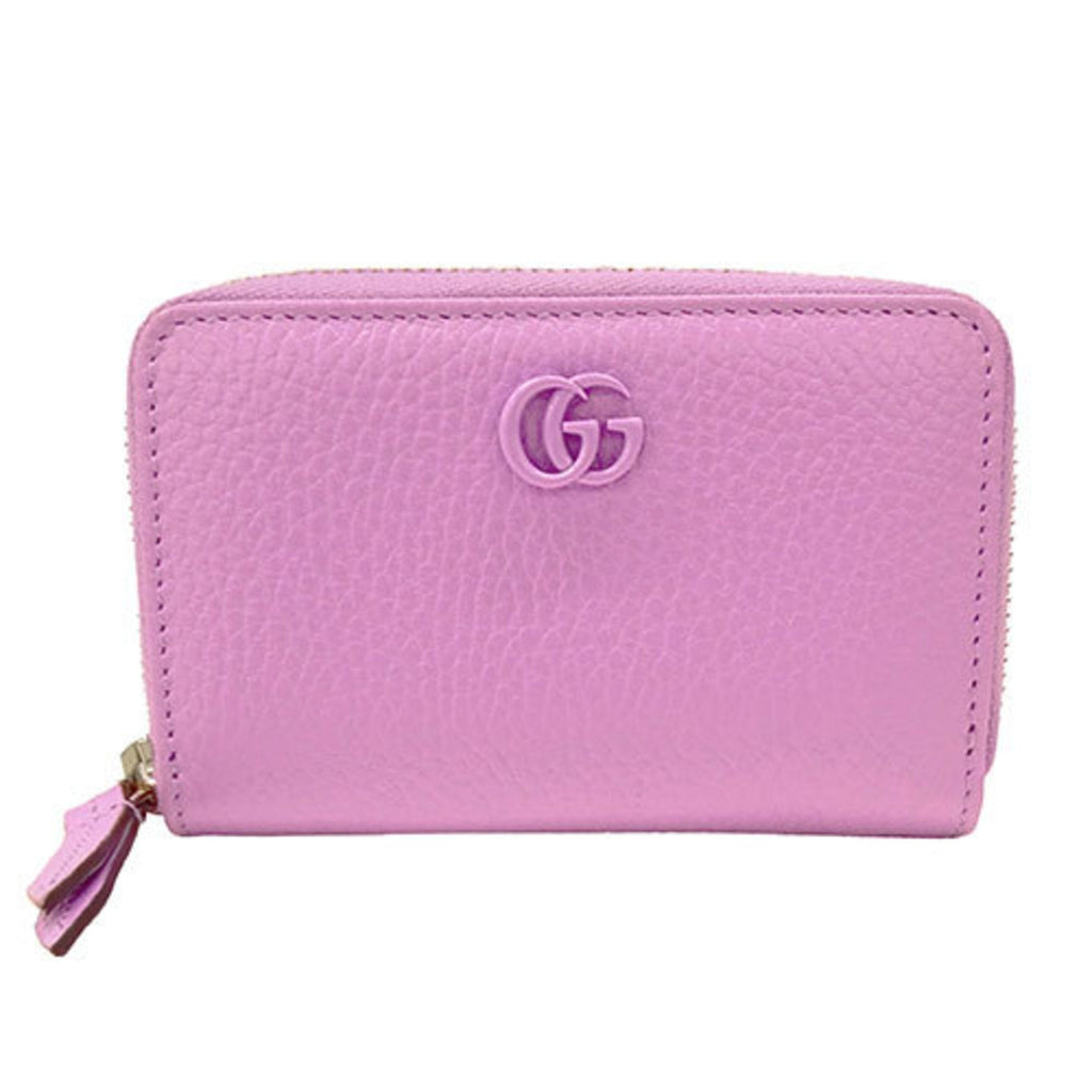Gucci Purple Leather Coin Purse/Coin Case (Pre-Owned)
